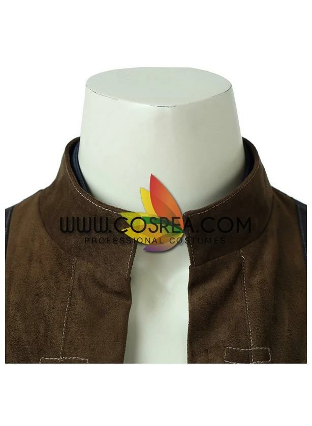Cosrea TV & Movies Han Solo Star Wars Suede Leather Cosplay Costume 15 Cosrea TV & Movies Han Solo Star Wars Suede Leather Cosplay Costume