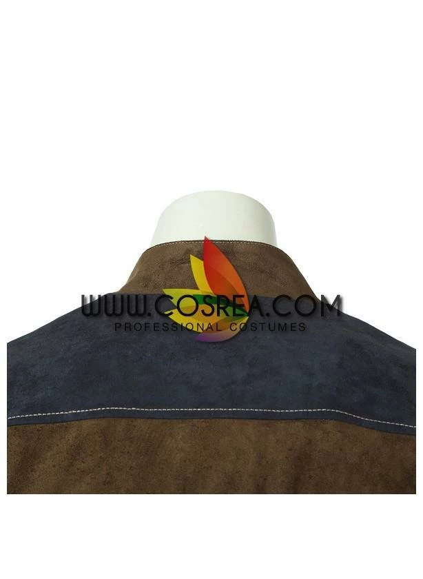 Cosrea TV & Movies Han Solo Star Wars Suede Leather Cosplay Costume 17 Cosrea TV & Movies Han Solo Star Wars Suede Leather Cosplay Costume