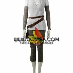 Cosrea TV & Movies Rey Last Jedi Island Star Wars Cosplay Costume