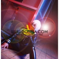 Cosrea Anime Costumes Tokyo Ghoul Ken Kaneki PU Leather Battle Cosplay Costume