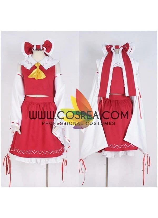 Cosrea Anime Costumes Touhou Project Immaterial & Missing Power Reimu Hakurei Cosplay Costume 4 Cosrea Anime Costumes Touhou Project Immaterial & Missing Power Reimu Hakurei Cosplay Costume