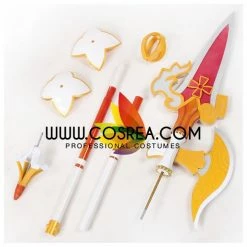 Cosrea Elsword Sakra Devanam Lance Cosplay Prop Cosplay Props
