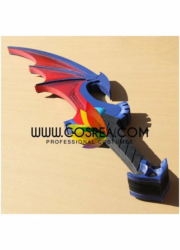 Cosrea Kingdom Hearts Riku Soul Eater Keyblade Cosplay Prop Cosplay Props 5 Cosrea Kingdom Hearts Riku Soul Eater Keyblade Cosplay Prop Cosplay Props