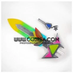 Cosrea League Of Legends Arcade Riven Sword Cosplay Prop 13 Cosrea League Of Legends Arcade Riven Sword Cosplay Prop
