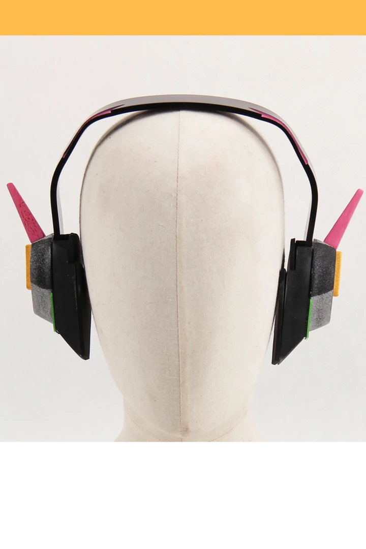 Cosrea Cosplay Props Overwatch DVA Headphone Cosplay Prop 3 Cosrea Cosplay Props Overwatch DVA Headphone Cosplay Prop