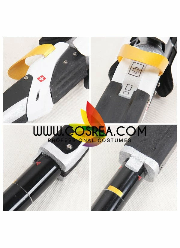 Cosrea Overwatch Mercy Classic Skin Staff Cosplay Prop 9 Cosrea Overwatch Mercy Classic Skin Staff Cosplay Prop