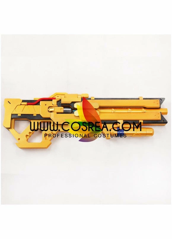 Cosrea Overwatch Soldier 76 Heavy Pulse Rifle Gold Cosplay Prop 4 Cosrea Overwatch Soldier 76 Heavy Pulse Rifle Gold Cosplay Prop