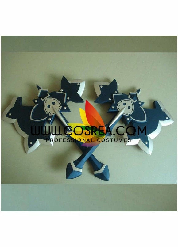 Cosrea Cosplay Props Queen's Blade Rebellion Axe Set Cosplay Prop 4 Cosrea Cosplay Props Queen's Blade Rebellion Axe Set Cosplay Prop