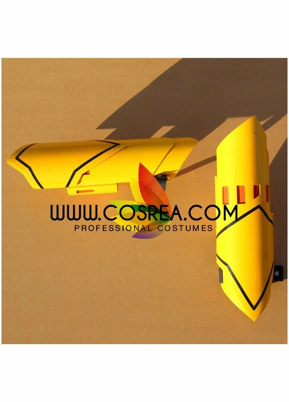 Cosrea RWBY Yellow Yang Gauntlet Cosplay Prop 4 Cosrea RWBY Yellow Yang Gauntlet Cosplay Prop