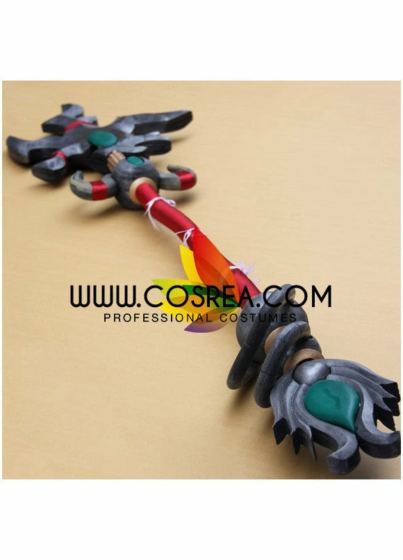 Cosrea Cosplay Props World Of Warcraft Tyrannical Gladiator's Battle Staff Cosplay Prop 6 Cosrea Cosplay Props World Of Warcraft Tyrannical Gladiator's Battle Staff Cosplay Prop