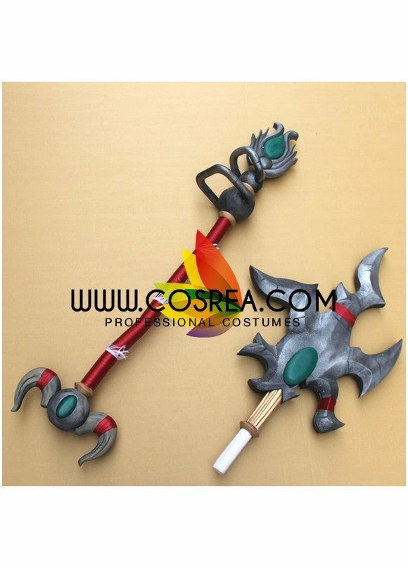 Cosrea Cosplay Props World Of Warcraft Tyrannical Gladiator's Battle Staff Cosplay Prop 7 Cosrea Cosplay Props World Of Warcraft Tyrannical Gladiator's Battle Staff Cosplay Prop