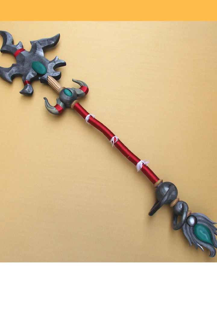 Cosrea Cosplay Props World Of Warcraft Tyrannical Gladiator's Battle Staff Cosplay Prop 3 Cosrea Cosplay Props World Of Warcraft Tyrannical Gladiator's Battle Staff Cosplay Prop