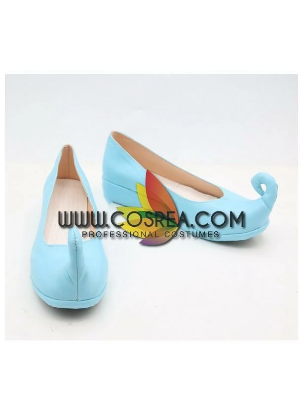 Cosrea Disney Aladdin Jasmine Blue Cosplay Shoes 4 Cosrea Disney Aladdin Jasmine Blue Cosplay Shoes