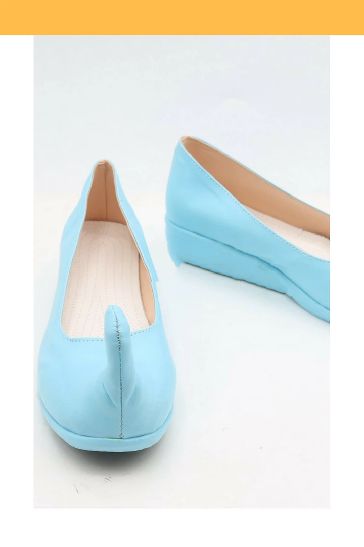 Cosrea Disney Aladdin Jasmine Blue Cosplay Shoes 3 Cosrea Disney Aladdin Jasmine Blue Cosplay Shoes