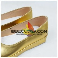 Cosrea Disney Aladdin Jasmine Gold Cosplay Shoes 9 Cosrea Disney Aladdin Jasmine Gold Cosplay Shoes