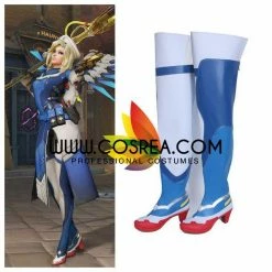 Cosrea Overwatch Mercy Combat Medic Cosplay Shoes 9 Cosrea Overwatch Mercy Combat Medic Cosplay Shoes
