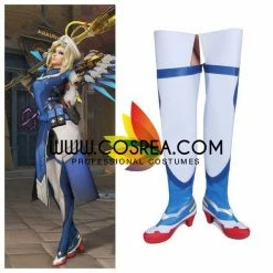 Cosrea Overwatch Mercy Combat Medic Cosplay Shoes 11 Cosrea Overwatch Mercy Combat Medic Cosplay Shoes
