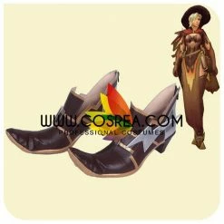 Cosrea Overwatch Mercy Halloween Cosplay Shoes