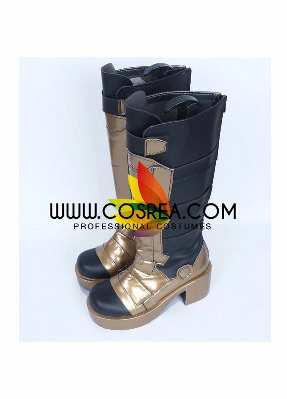 Cosrea Overwatch Soldier 76 Golden Cosplay Shoes 5 Cosrea Overwatch Soldier 76 Golden Cosplay Shoes