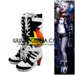 Cosrea Suicide Squad Harley Quinn Movie Cosplay Shoes