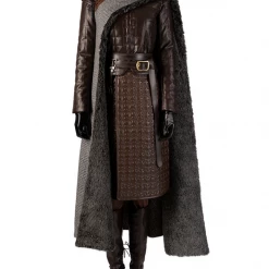 Cosrea Arya Stark Season 8 Game Of Thrones Dark PU Leather Version Cosplay Costume