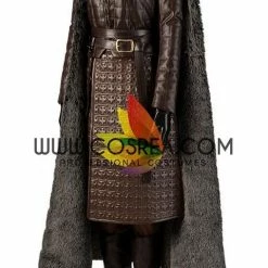 Cosrea Arya Stark Season 8 Game Of Thrones Dark PU Leather Version Cosplay Costume