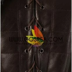 Cosrea Arya Stark Season 8 Game Of Thrones Dark PU Leather Version Cosplay Costume