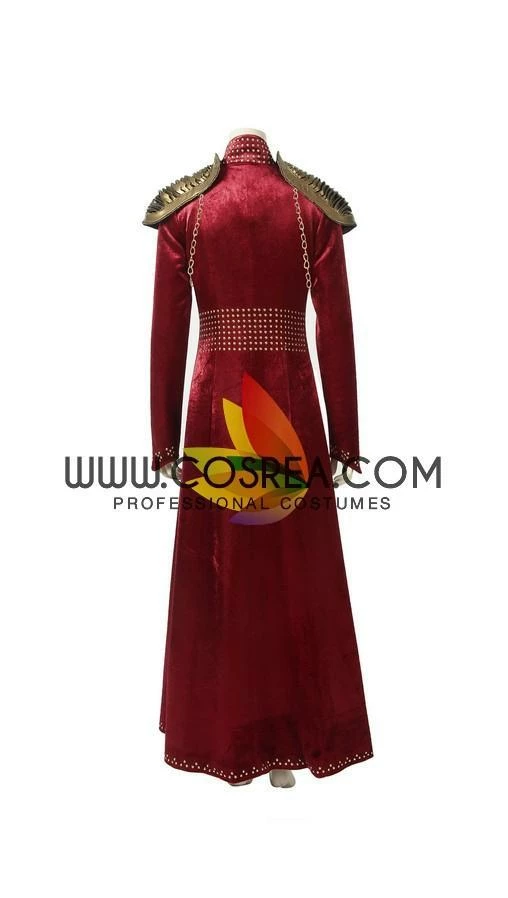Cosrea Cersei Lannister Season 8 Game Of Thrones Velvet Cosplay Costume 7 Cosrea Cersei Lannister Season 8 Game Of Thrones Velvet Cosplay Costume