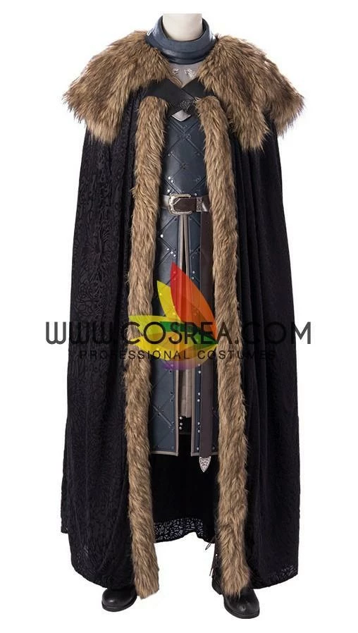 Cosrea Jon Snow Season 8 Game Of Thrones PU Leather Cosplay Costume TV & Movies 4 Cosrea Jon Snow Season 8 Game Of Thrones PU Leather Cosplay Costume TV & Movies