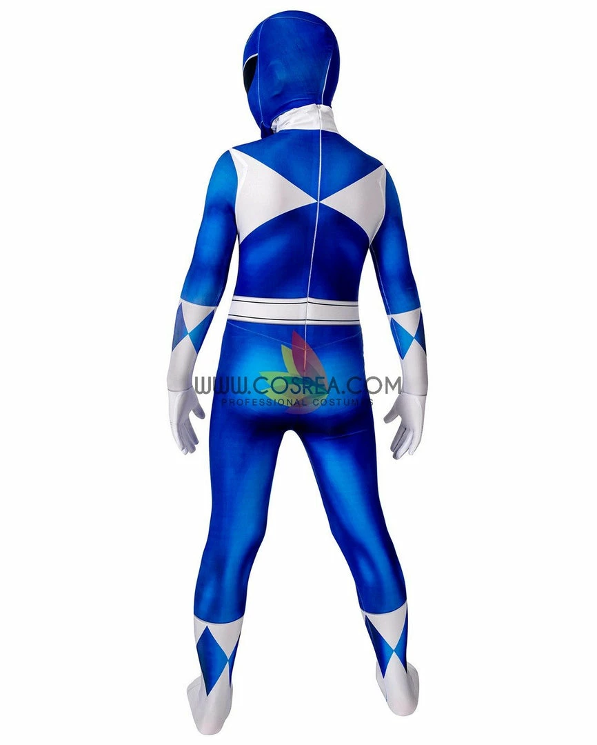 Cosrea Mighty Morphin Power Rangers Blue Ranger Kids Size Digital Printed Cosplay Costume TV & Movies 6 Cosrea Mighty Morphin Power Rangers Blue Ranger Kids Size Digital Printed Cosplay Costume TV & Movies
