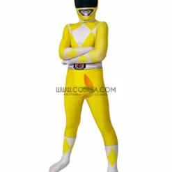 Cosrea TV & Movies Mighty Morphin Power Rangers Yellow Ranger Kids Size Digital Printed Cosplay Costume 15 Cosrea TV & Movies Mighty Morphin Power Rangers Yellow Ranger Kids Size Digital Printed Cosplay Costume