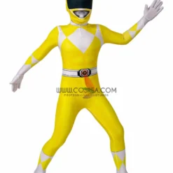 Cosrea TV & Movies Mighty Morphin Power Rangers Yellow Ranger Kids Size Digital Printed Cosplay Costume 17 Cosrea TV & Movies Mighty Morphin Power Rangers Yellow Ranger Kids Size Digital Printed Cosplay Costume