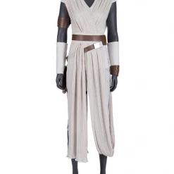 Cosrea Rey The Rise Of Skywalker Star Wars Beige Cosplay Costume