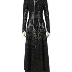 Cosrea Sansa Stark Season 8 Game Of Thrones PU Leather Cosplay Costume