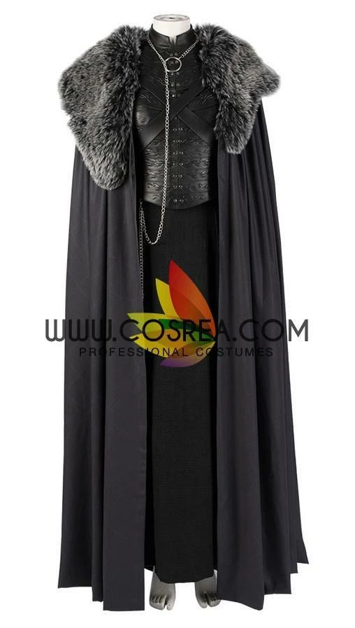 Cosrea Sansa Stark Season 8 Game Of Thrones PU Leather Complete Cosplay Costume TV & Movies 4 Cosrea Sansa Stark Season 8 Game Of Thrones PU Leather Complete Cosplay Costume TV & Movies