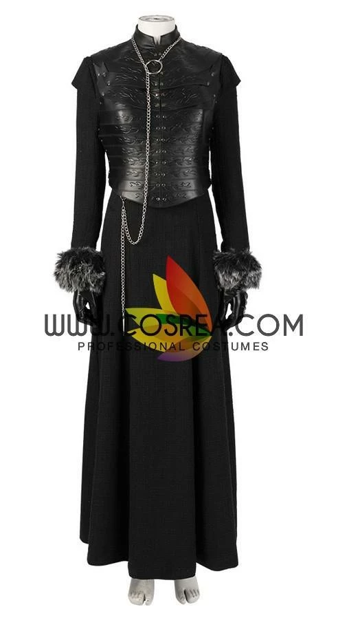 Cosrea Sansa Stark Season 8 Game Of Thrones PU Leather Complete Cosplay Costume TV & Movies 14 Cosrea Sansa Stark Season 8 Game Of Thrones PU Leather Complete Cosplay Costume TV & Movies