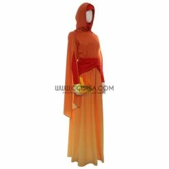 Cosrea Star Wars Padme Amidala Flame Colored Robes Cosplay Costume TV & Movies