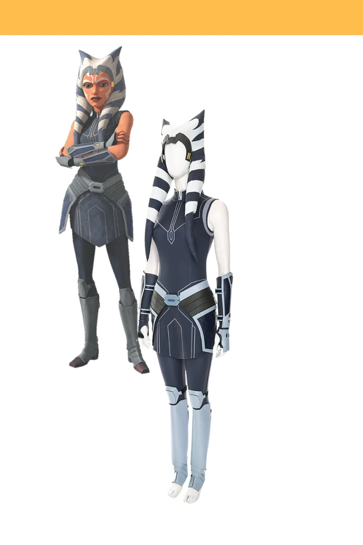 Cosrea Star Wars The Clone Wars Ahsoka Tano Cosplay Costume 3 Cosrea Star Wars The Clone Wars Ahsoka Tano Cosplay Costume