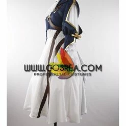 Cosrea Anime Costumes Violet Evergarden Suede Leather Cosplay Costume