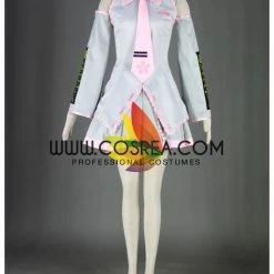Cosrea Vocaloid Hatsune Miku Sakura Light Cosplay Costume Anime Costumes
