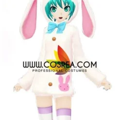 Cosrea Vocaloid Miku Mirai 2018 Bunny Cosplay Costume Anime Costumes