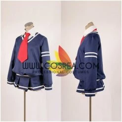 Cosrea Vocaloid Miku Monochrome Blue Sky Cosplay Costume 7 Cosrea Vocaloid Miku Monochrome Blue Sky Cosplay Costume