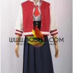 Cosrea Anime Costumes Zombie Land Saga Saki Nikaido Uniform Cosplay Costume
