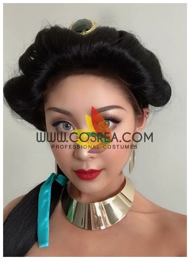 Cosrea Aladdin Jasmine Braided Extra Volume Cosplay Wig 10 Cosrea Aladdin Jasmine Braided Extra Volume Cosplay Wig