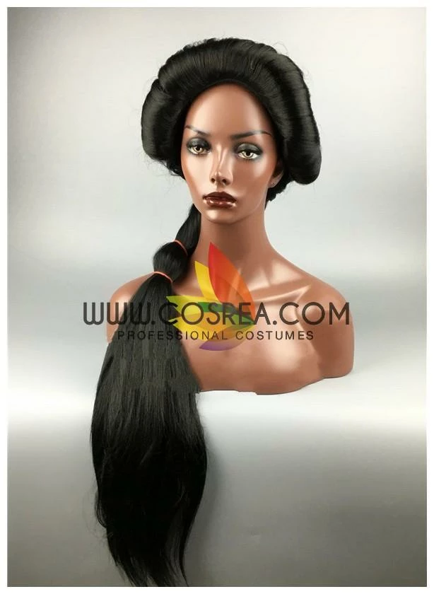 Cosrea Aladdin Jasmine Braided Extra Volume Cosplay Wig 4 Cosrea Aladdin Jasmine Braided Extra Volume Cosplay Wig