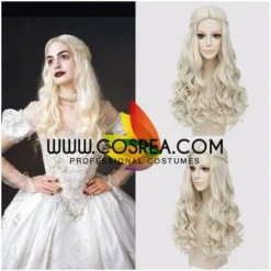Cosrea Alice Through The Looking Glass White Queen Cosplay Wig 7 Cosrea Alice Through The Looking Glass White Queen Cosplay Wig