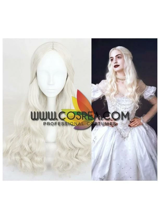 Cosrea White Queen Curl Cosplay Wig Cosplay Wigs 6 Cosrea White Queen Curl Cosplay Wig Cosplay Wigs