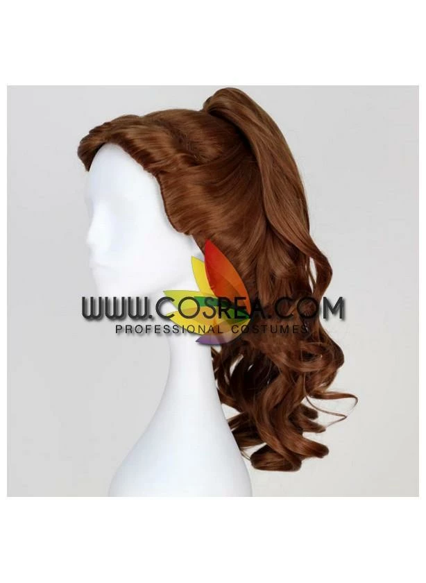 Cosrea Beauty And Beast Princess Belle Ponytail Curl Cosplay Wig Cosplay Wigs 5 Cosrea Beauty And Beast Princess Belle Ponytail Curl Cosplay Wig Cosplay Wigs