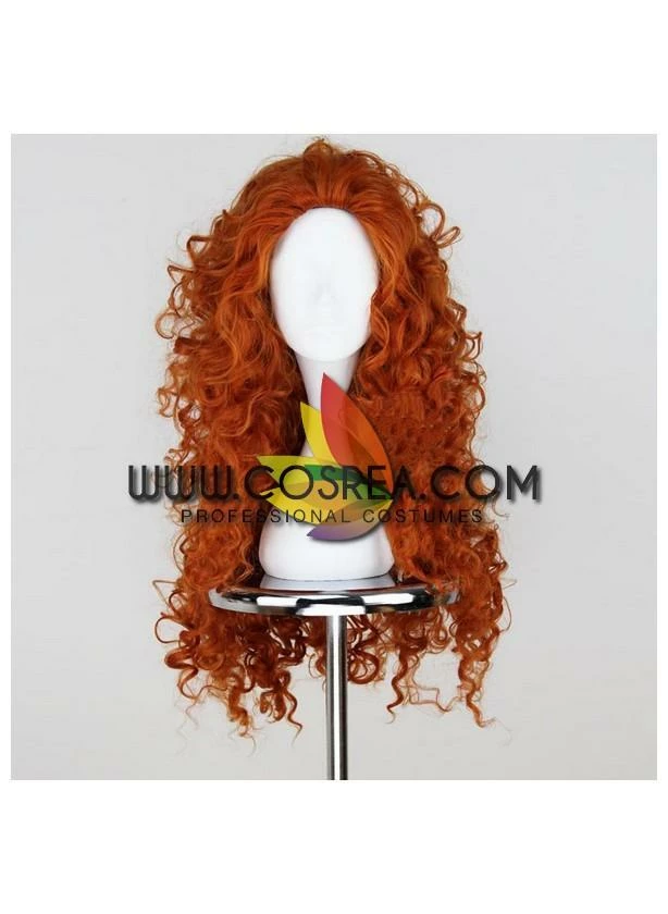 Cosrea Brave Merida Bronze Orange Curl Cosplay Wig Cosplay Wigs 4 Cosrea Brave Merida Bronze Orange Curl Cosplay Wig Cosplay Wigs