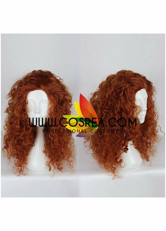 Cosrea Brave Merida Dark Curl Cosplay Wig 7 Cosrea Brave Merida Dark Curl Cosplay Wig